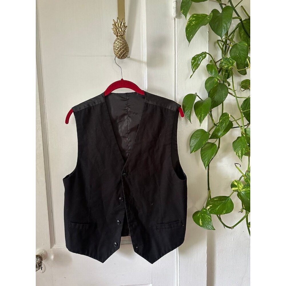 Adult size large black vest